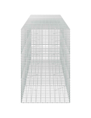 Gabione con Filo da 5 mm e Rete da 5x10 cm 350x100x150 cm