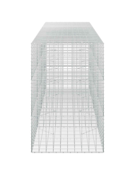 Gabione con Filo da 5 mm e Rete da 5x10 cm 350x100x150 cm