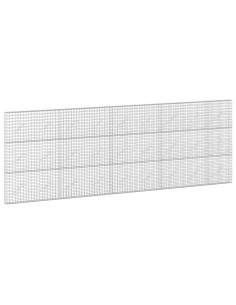 Gabione con filo da 5 mm e rete da 5x5 cm 450x10x150 cm 2