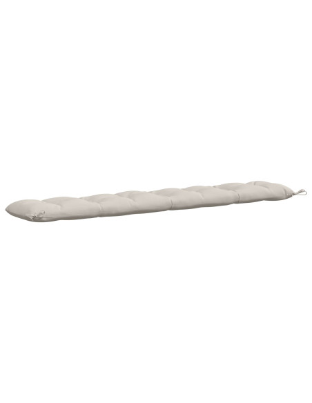 Cuscino per panchina VIANEN 100% Poliestere Bianco