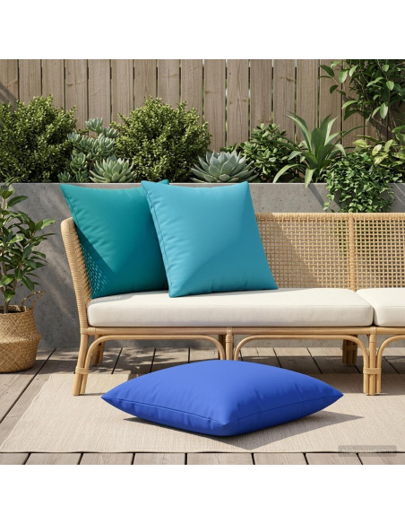 Cuscino da Lanciare 2 pz HEERLEN Blu Reale 70 x 70 cm