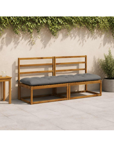 Cuscino per panchina VIANEN 100% Poliestere Grigio