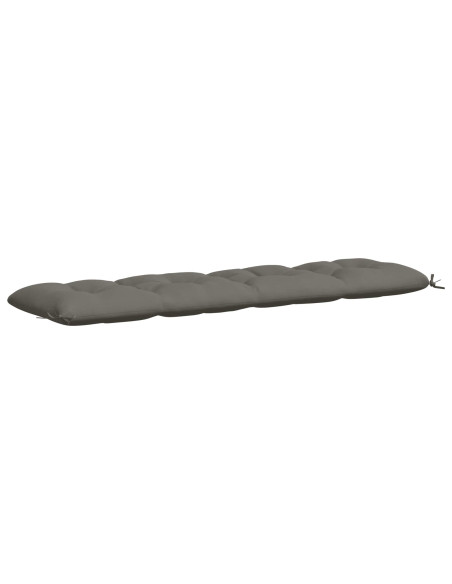Cuscino per panchina VIANEN 100% Poliestere Grigio