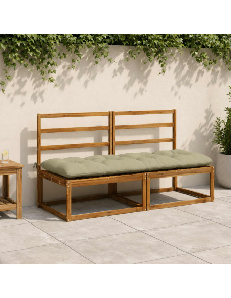 Cuscino per panchina VIANEN 100% Poliestere Verde chiaro