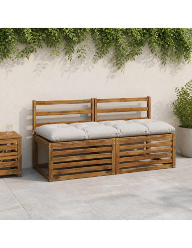 Cuscino per panchina VIANEN 100% Poliestere Bianco