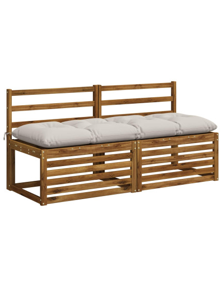 Cuscino per panchina VIANEN 100% Poliestere Bianco