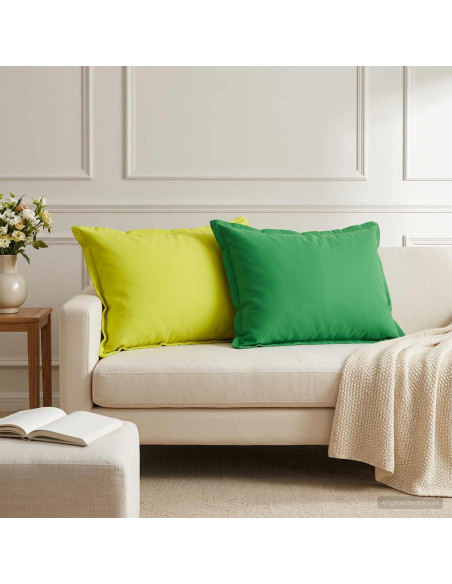 Cuscino 2 pz HOUTEN Verde 50 x 70 cm Poliestere