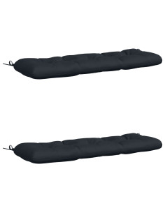 Cuscini per Panchina VIANEN 2 pz 100% Poliestere Blu Scuro 2
