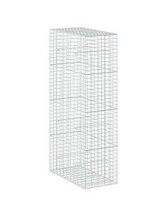 Gabione con Filo da 5 mm e Rete da 5x10 cm 50x100x200 cm 2