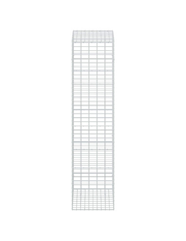 Gabione con Filo da 5 mm e Rete da 5x10 cm 50x100x200 cm