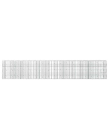 Gabione con Filo da 5 mm e Rete da 5x10 cm 850x10x150 cm