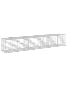 Gabione con Filo da 5 mm e Rete da 5x10 cm 300x50x50 cm 2