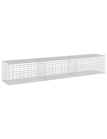 Gabione con Filo da 5 mm e Rete da 5x10 cm 300x50x50 cm