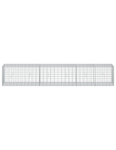 Gabione con Filo da 5 mm e Rete da 5x10 cm 300x50x50 cm