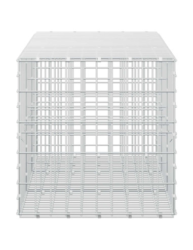Gabione con Filo da 5 mm e Rete da 5x10 cm 300x50x50 cm