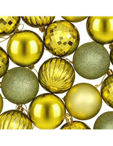 Set di Palline di Natale 75 pz Verde chiaro 6 cm Polistirolo