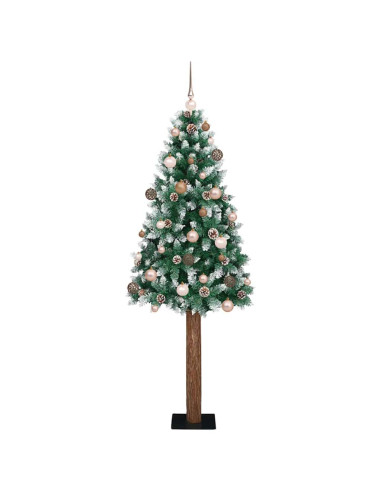 Albero di Natale snodato con 300 LED con supporto Verde 180 cm