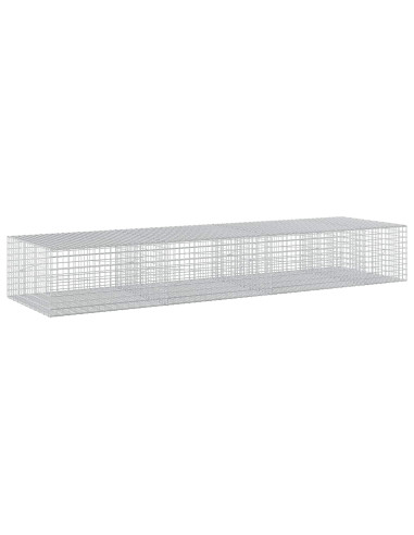 Gabione con filo da 5 mm e rete da 5x5 cm 350x100x50 cm
