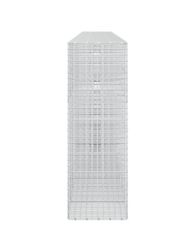 Gabione con filo da 5 mm e rete da 5x5 cm 1150x50x150 cm