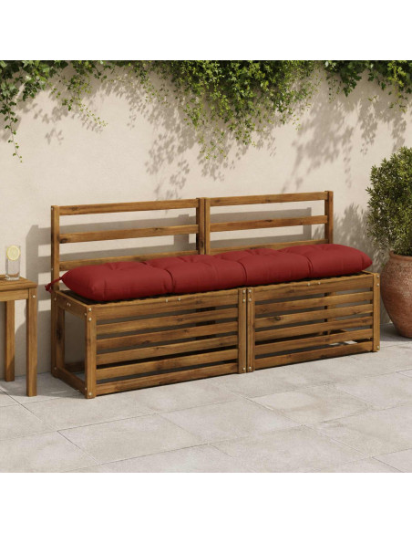 Cuscino per panchina VIANEN 100% Poliestere Rosso