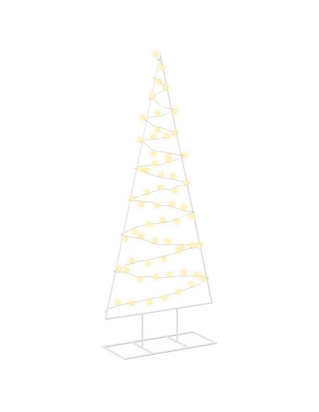 Albero di Natale in metallo con LED KUOPIO 180 cm Bianco caldo