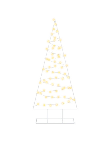 Albero di Natale in metallo con LED KUOPIO 180 cm Bianco caldo