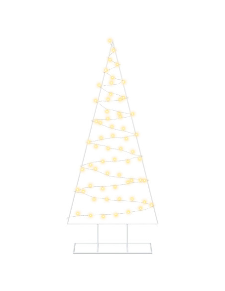 Albero di Natale in metallo con LED KUOPIO 180 cm Bianco caldo