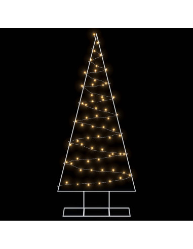 Albero di Natale in metallo con LED KUOPIO 180 cm Bianco caldo