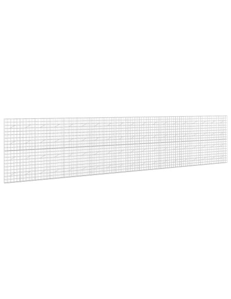 Gabione con filo da 5 mm e rete 10x10 cm 950x10x200 cm