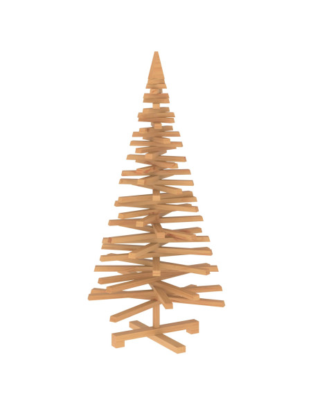 Albero di Natale in legno KOTKA 120 cm Legno Massello di Pino