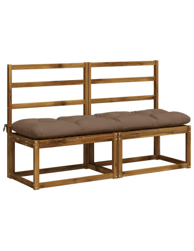 Cuscino per panchina VIANEN 100% Poliestere Tortora