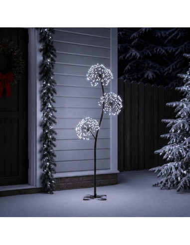 Albero di Natale a LED a forma di S Nero 18 x 18 x 150 cm