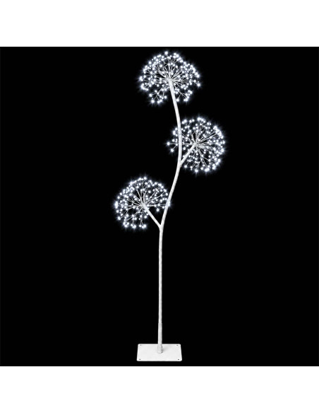 Albero di Natale a LED a forma di S Bianco 18 x 18 x 120 cm