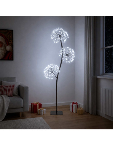 Albero di Natale a LED a forma di S Nero 18 x 18 x 150 cm