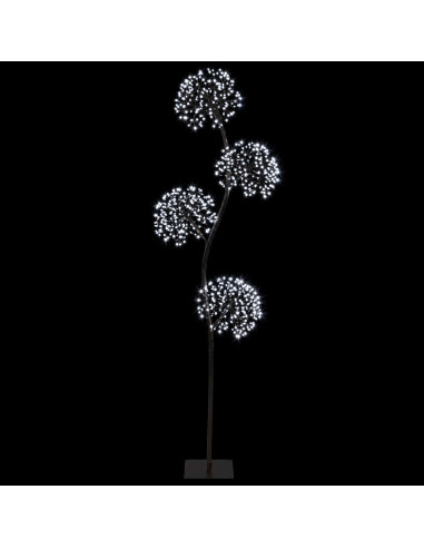 Albero di Natale a LED a forma di S Nero 18 x 18 x 150 cm