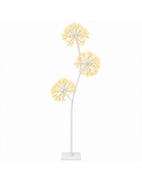 Albero di Natale a LED a forma di S Bianco 18 x 18 x 120 cm