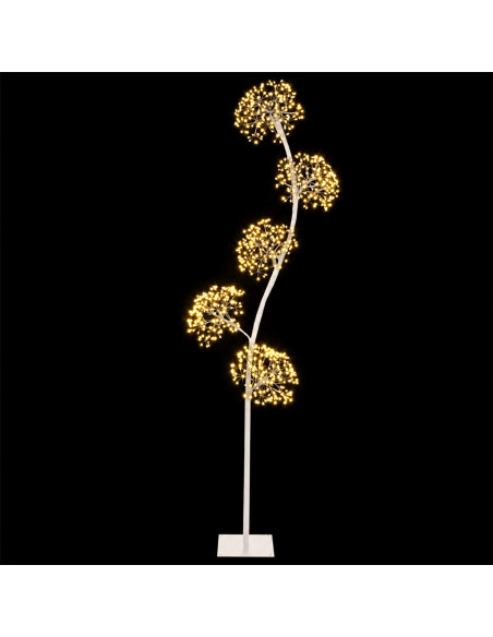 Albero di Natale a LED a forma di S Bianco 20 x 20 x 175 cm