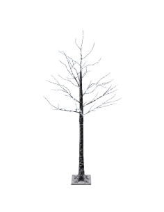 Albero di Natale LED innevato Marrone 22 x 22 x 150 cm Plastica 2