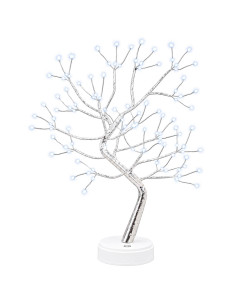 Mini albero di Natale starburst 2 pz Argento 12 x 50 cm Acciaio 2