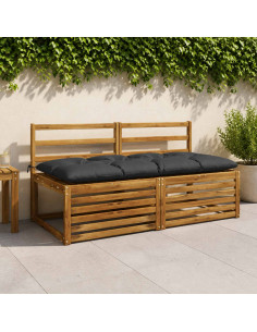 Cuscino per panchina VIANEN 100% Poliestere Blu Scuro