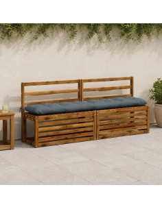 Cuscino per panchina VIANEN 100% Poliestere Blu