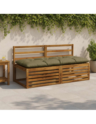 Cuscino per panchina VIANEN 100% Poliestere Verde Oliva