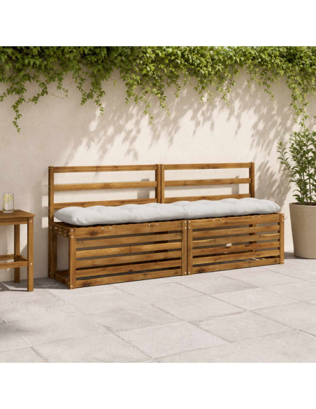 Cuscino per panchina VIANEN 100% Poliestere Bianco