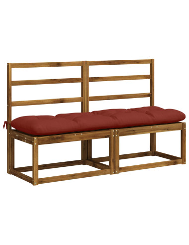Cuscino per panchina VIANEN 100% Poliestere Rosso
