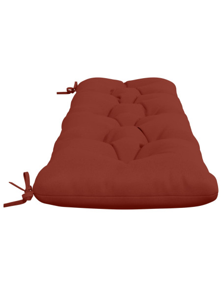 Cuscino per panchina VIANEN 100% Poliestere Rosso