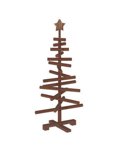 Albero di Natale in legno KOTKA 90 cm Legno Massello di Pino
