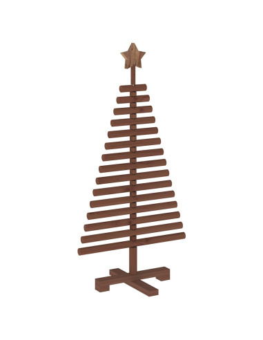 Albero di Natale in legno KOTKA 90 cm Legno Massello di Pino