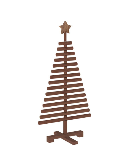 Albero di Natale in legno KOTKA 90 cm Legno Massello di Pino