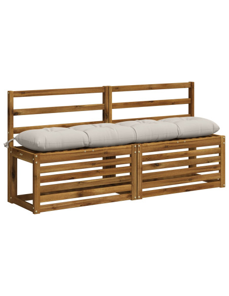 Cuscino per panchina VIANEN 100% Poliestere Bianco