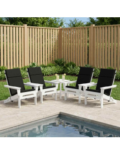 Cuscino per sedia a schienale alto GEMERT 4 pz 100% Poliestere